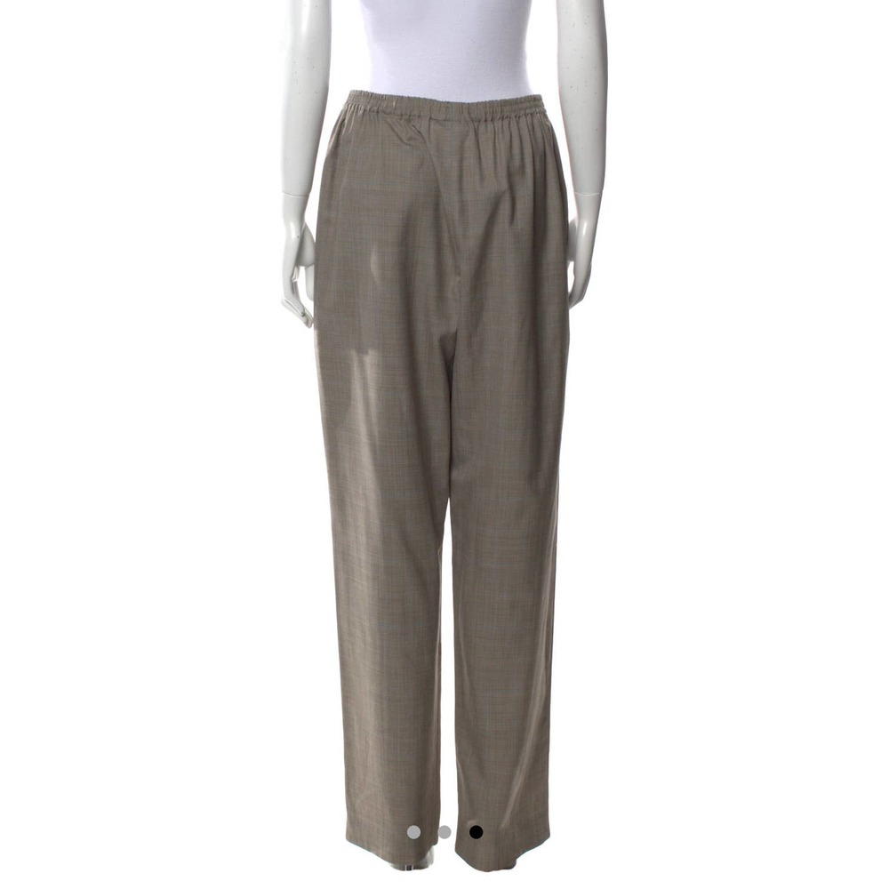 ESKANDAR VIRGIN WOOL TROUSERS WIDE LEG PANTS WITH ELASTIC WAIST WOMEN SIZE  S - Picture 5 of 16